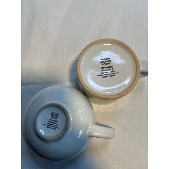 Set of 2 Godiva Belgium 1926 White and Gold Coffee Mugs - Picture 6 of 7